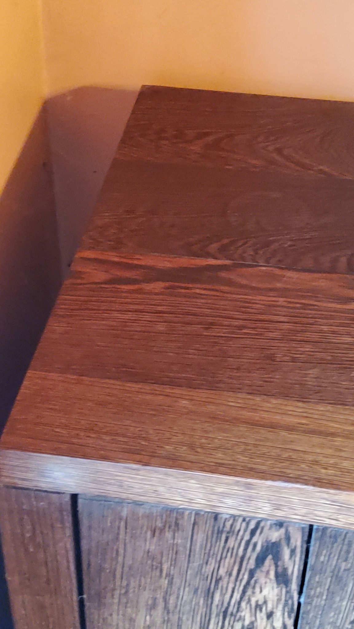 Art Deco style sideboard in palm wood