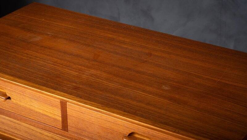 Teak 7-Drawer Chest attributed to Ejvind A. Johansson, 1960s
