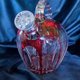 Saint-Louis overlay crystal port liqueur service