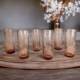 Grands verres à orangeade bullés Biot