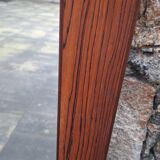 Grand miroir mural vintage en palissandre, années 1970