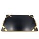 Hollywood regency brass and leaves resin tray, Montagnani Firenze Italy 1970s