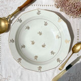 Mehun Limoges porcelain deep dish