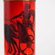 Piero Fornasetti Grande table lamp Bighe red and black mid-century, Italy, 1950s