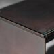 Patinated bronze console by Belgochrom, Belgium, 1970s.