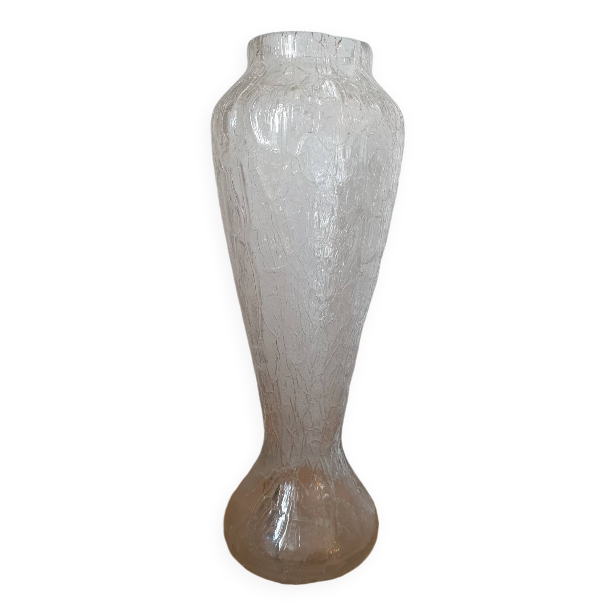 Vintage bubble effect vase