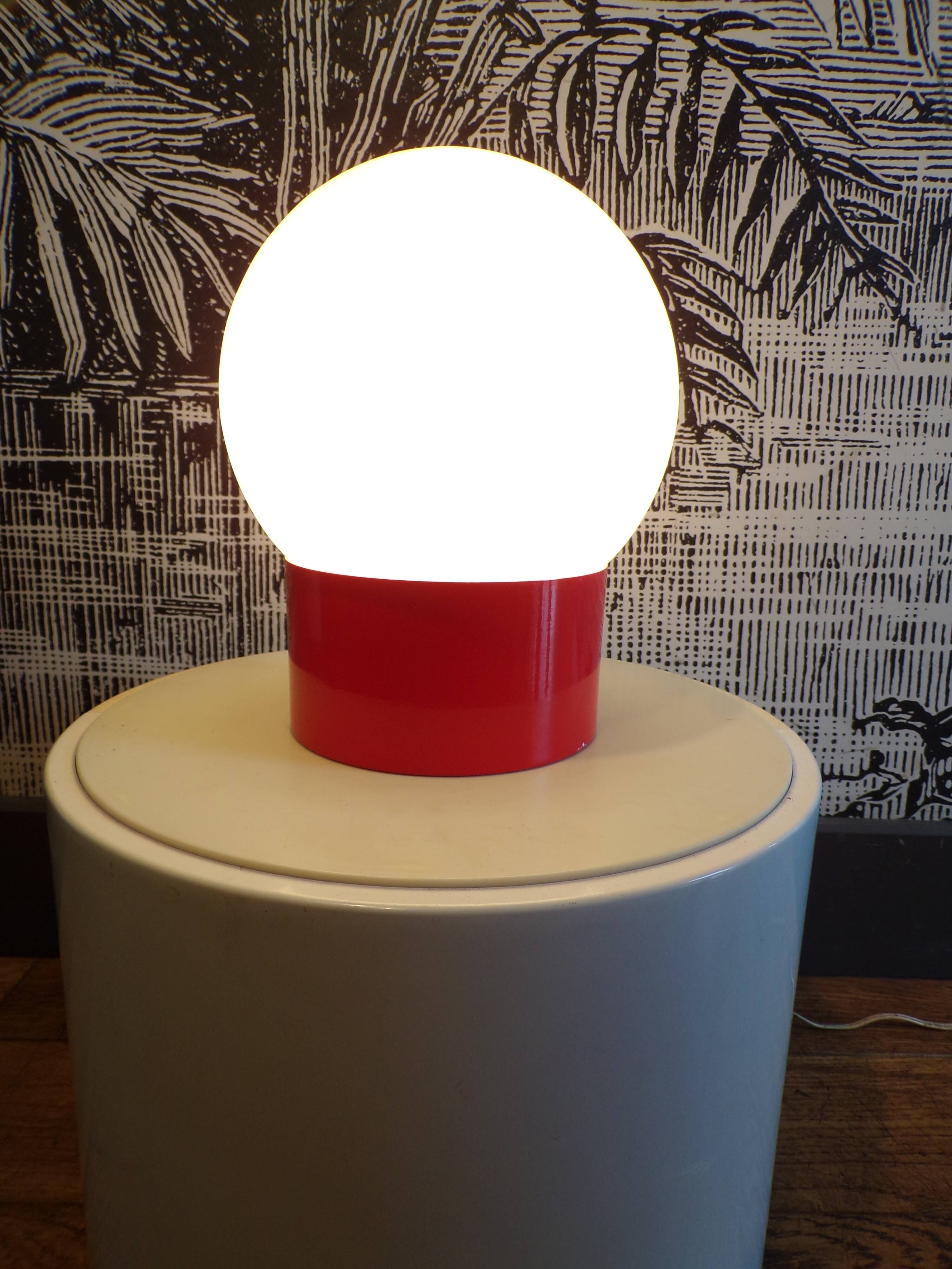 1970s ball table lamp Ø20cm