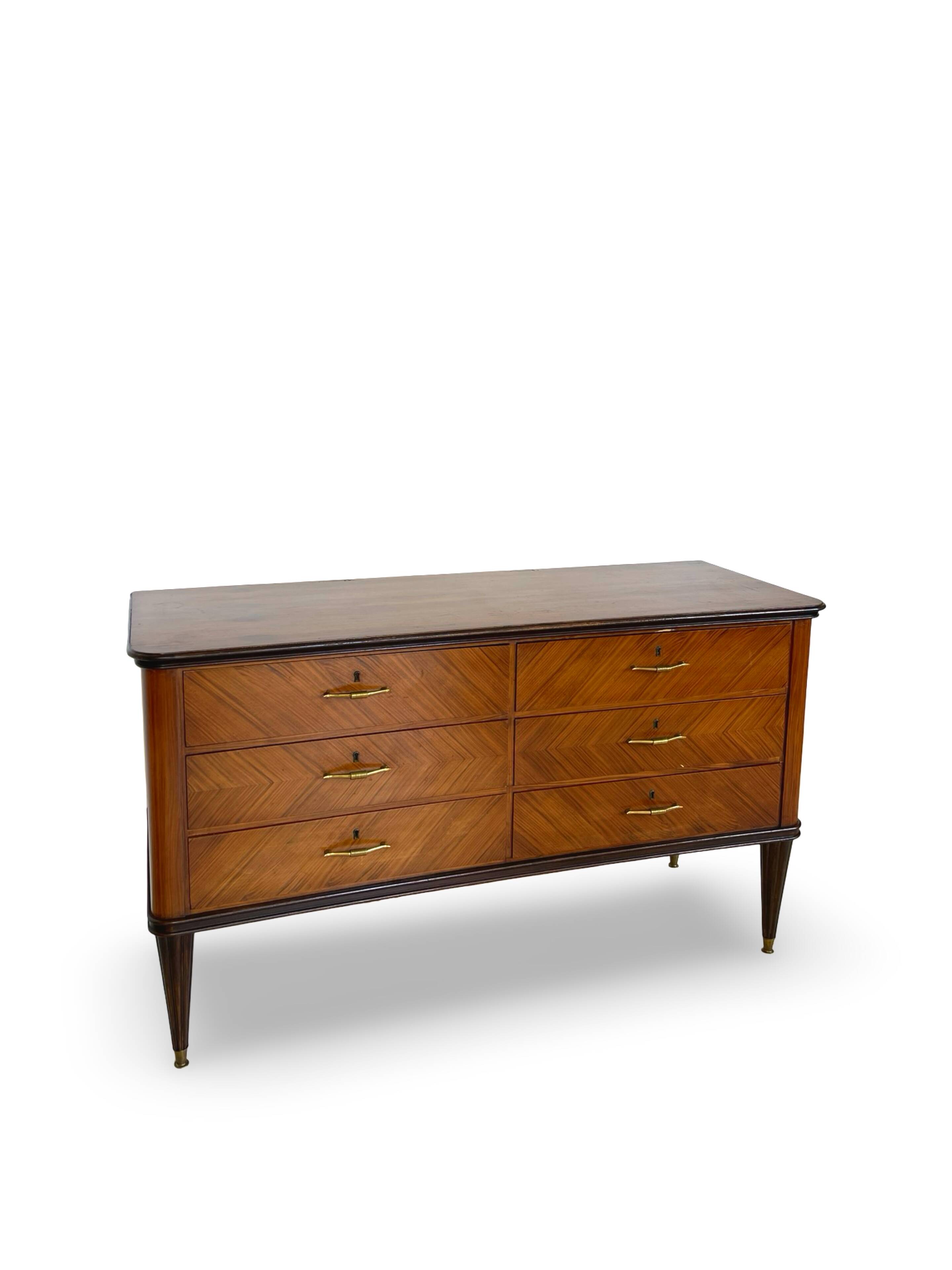 An Italian chest of drawers from the mid-20th century.