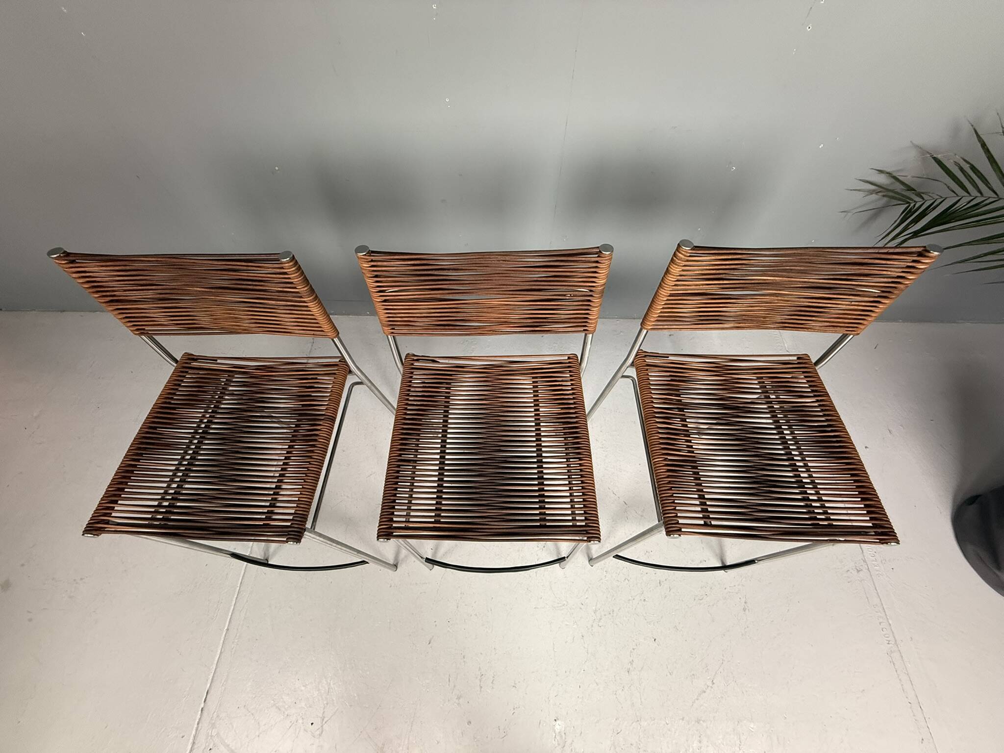 Tito Agnoli - Set of three bar stools "Miss B", Italy, 1997