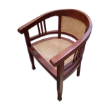 Fluted armchair