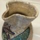 Toledo ceramic pitcher by Pablo Sanguino with fish decoration