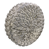 Grand plafonnier rond ou applique motifs géométriques