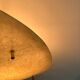 Mid-century minimalist fiberglass ceiling light, 1960s