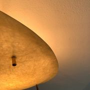 Mid-century minimalist fiberglass ceiling light, 1960s