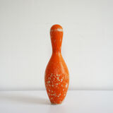 Pin bowling orange wood