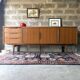 Vintage Scandinavian teak sideboard, 1960.