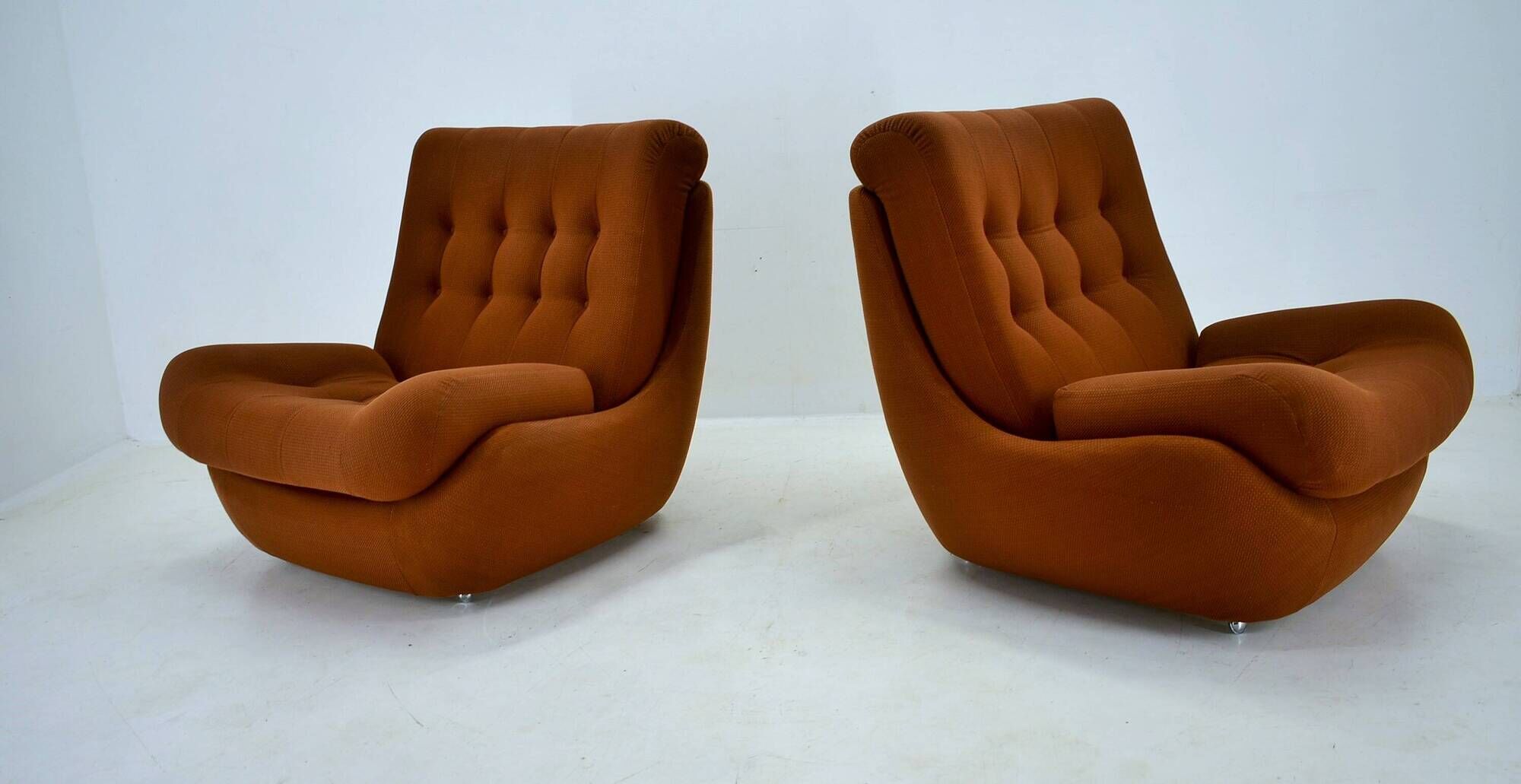 Pair of vintage mid-century Atlantis armchairs, 1960s