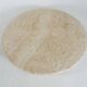 Contemporary Round Travertine Coffee Table, Italy