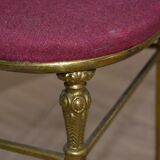 Chaise en laiton des années 50