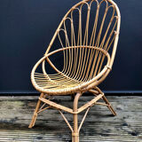 Rattan armchairs