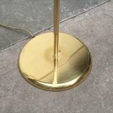 Vintage German floor lamp in Hollywood Regency style made of brass by Doria Leuchten, 1970s.