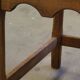 Six vintage 1960s Danish ladderback oak chairs, Henning Kjærnulf brutalist style