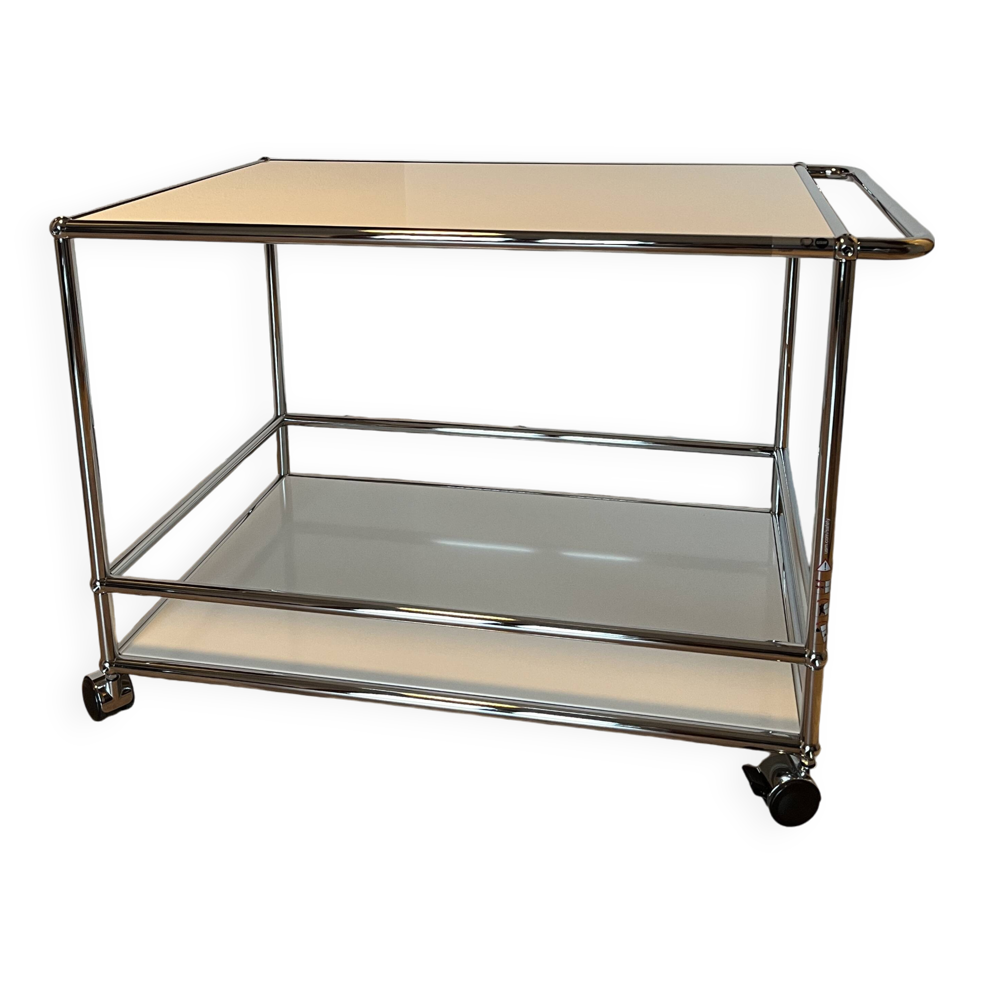USM Haller Serving Trolley in Pure White
