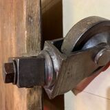 Table basse ancien chariot industriel