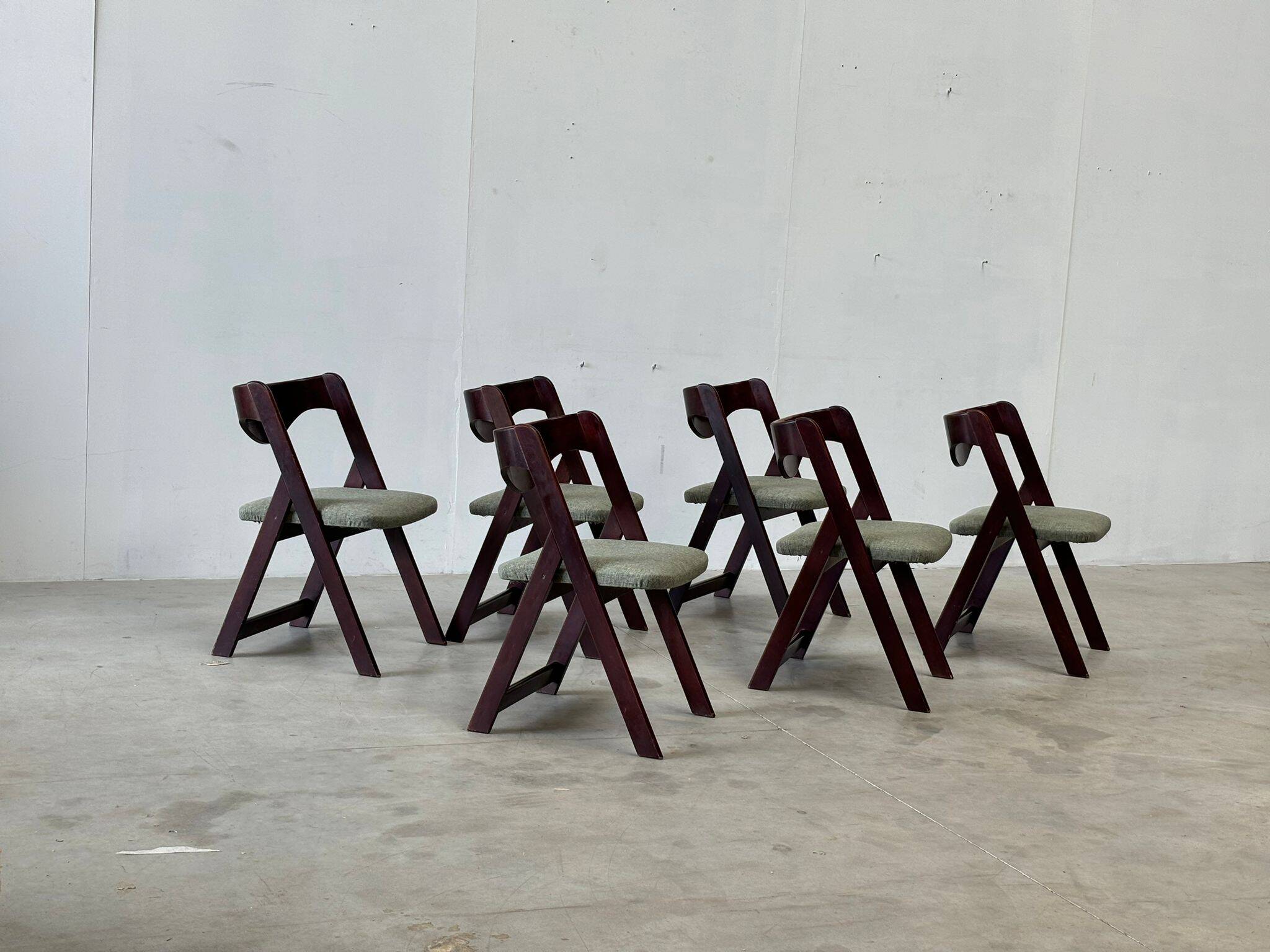 Mid century  italian dining chairs, 1960s