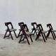 Mid century  italian dining chairs, 1960s