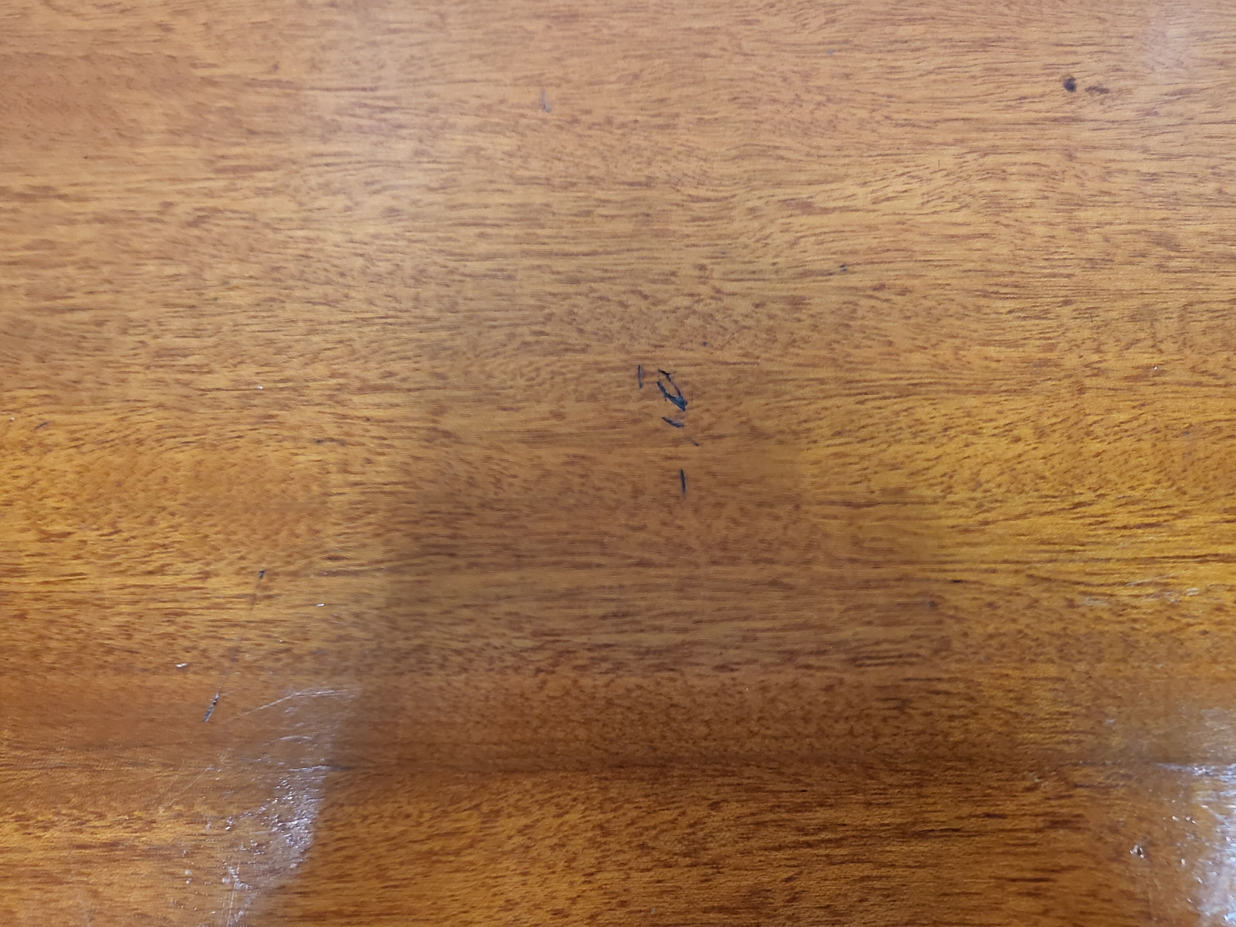 Scandinavian coffee table in teak & glass 1960 vintage