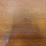 Scandinavian coffee table in teak & glass 1960 vintage