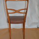 Série de six chaises en bois