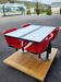 Table modus et 4 chaises Osvaldo Borsani par Tecno Italie 1970 Space Age