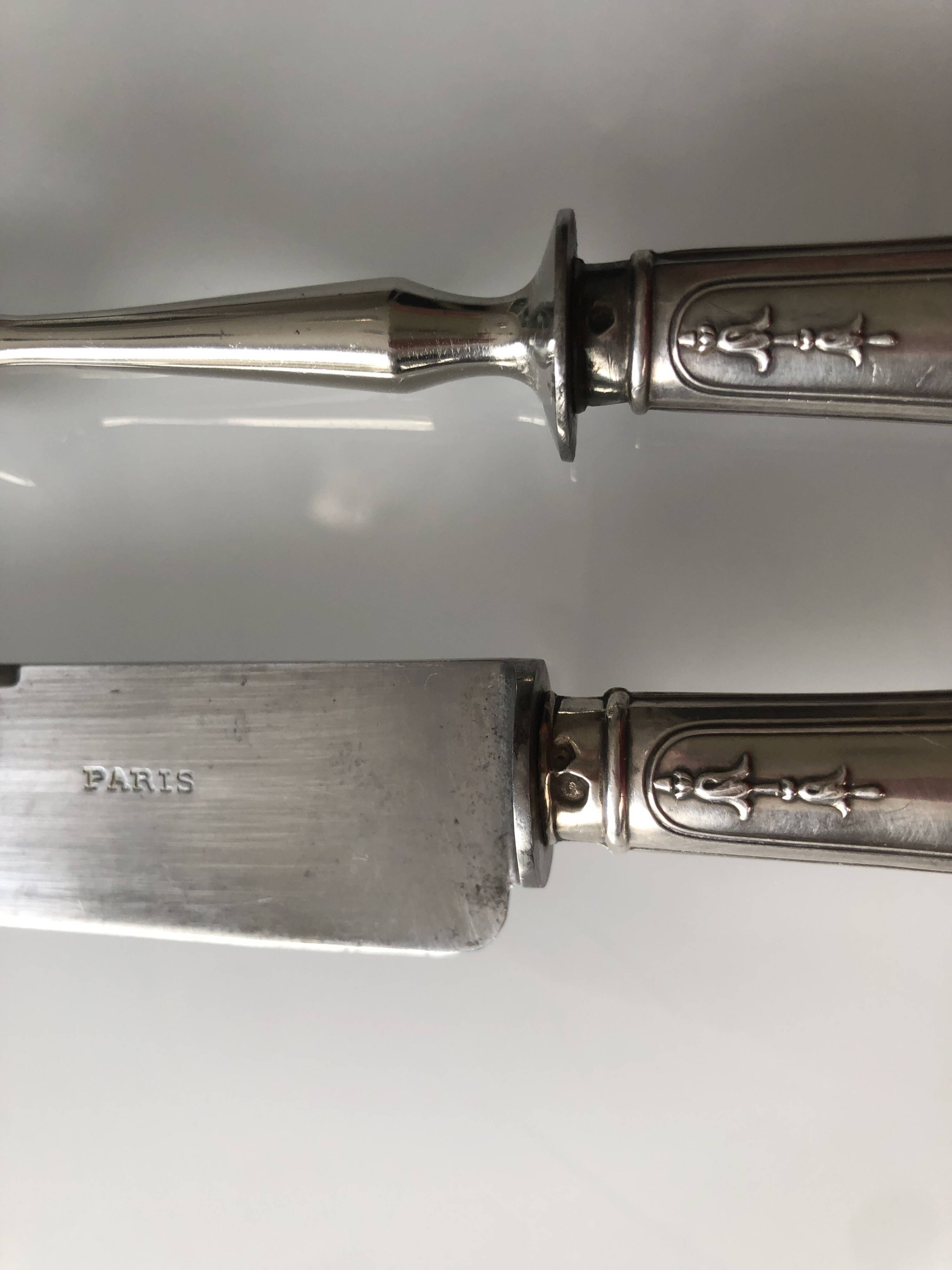 Silver leg of lamb service