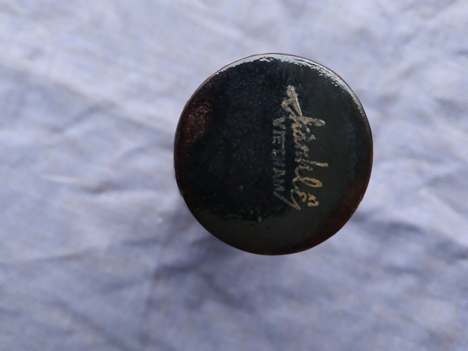 vVerre pot laque vietnam thanthley shell Asian decoration