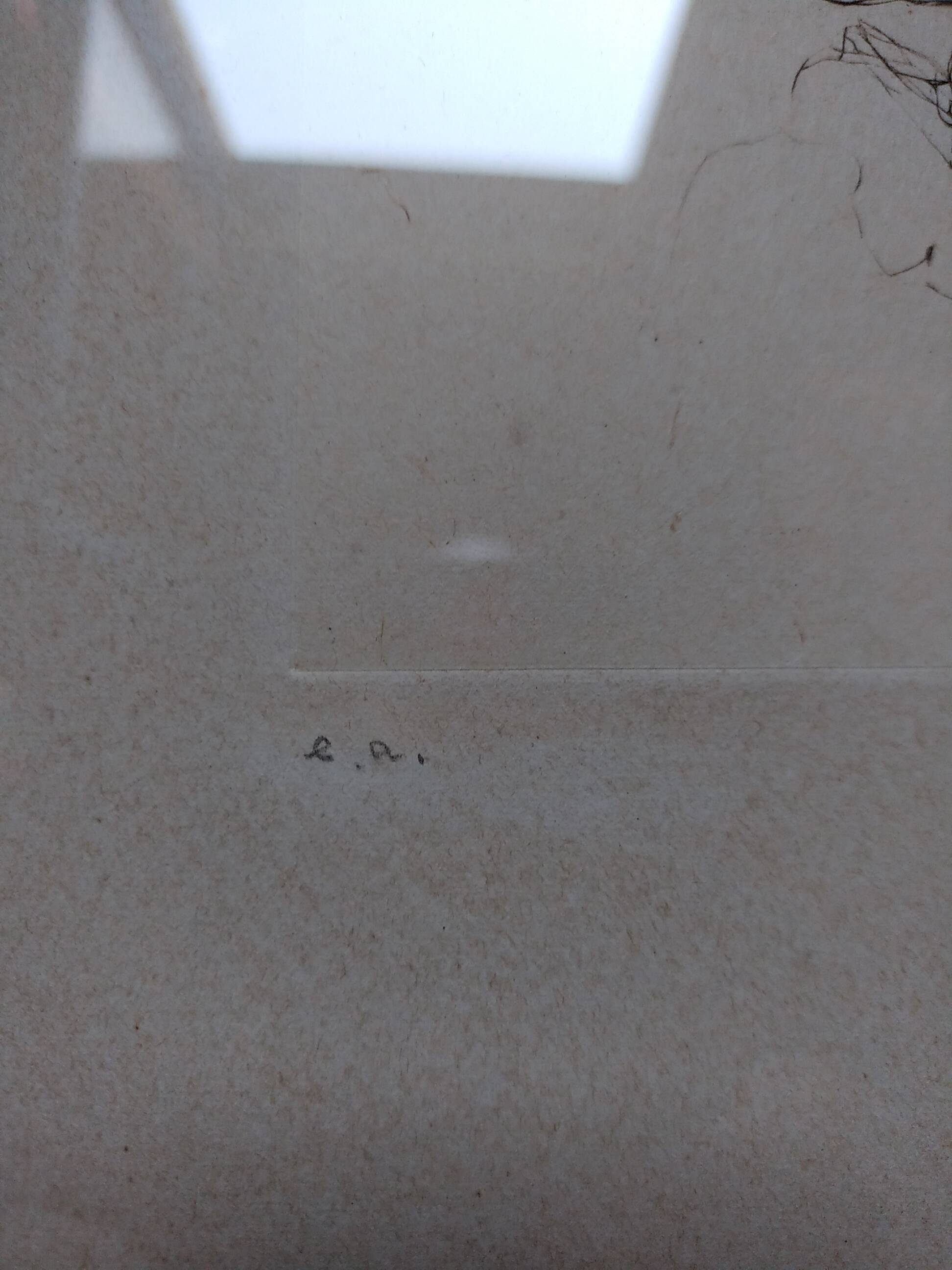 Engraving. Léonor Fini. Signed. Artist's proof.