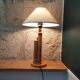 Vintage wooden table lamp – 1960s/70s