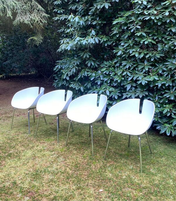 Set de 4 chaises Fjord Moroso par Patricia Urquiola, 2002