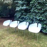 White Fjord Moroso Chairs by Patricia Urquiola, 2002, Set of 4