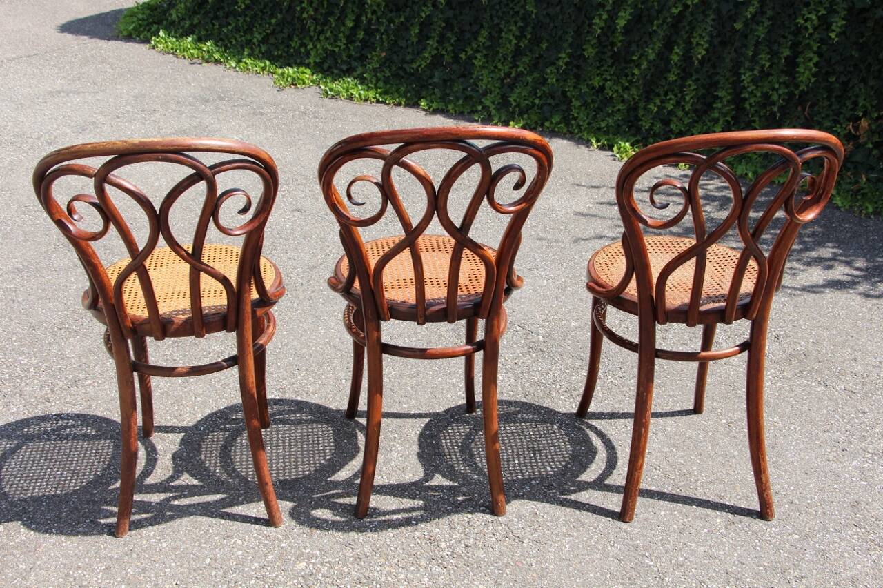 Série de x8 chaises bistrot style Thonet