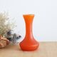 Art Nouveau vase in orange glass paste