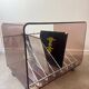 Hi-fi furniture in smoked Plexiglas by Michel Dumas for Roche Bobois.
