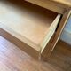 Scandinavian 4-drawer commode with vintage compass legs