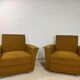 Paire de fauteuils club