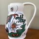 Ceramic pitcher, mid century marine decor