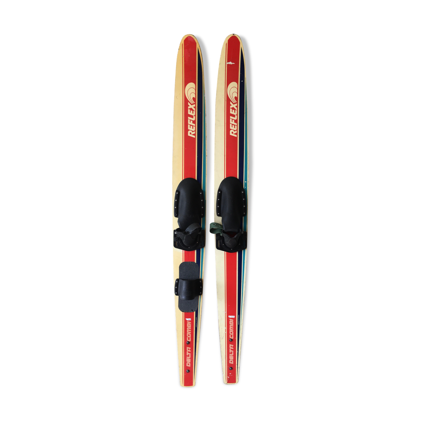 Wooden water skis