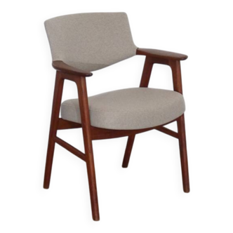 Fauteuil danois en teck par E kirkegaard 1960
