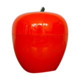 Vintage orange apple ice bucket