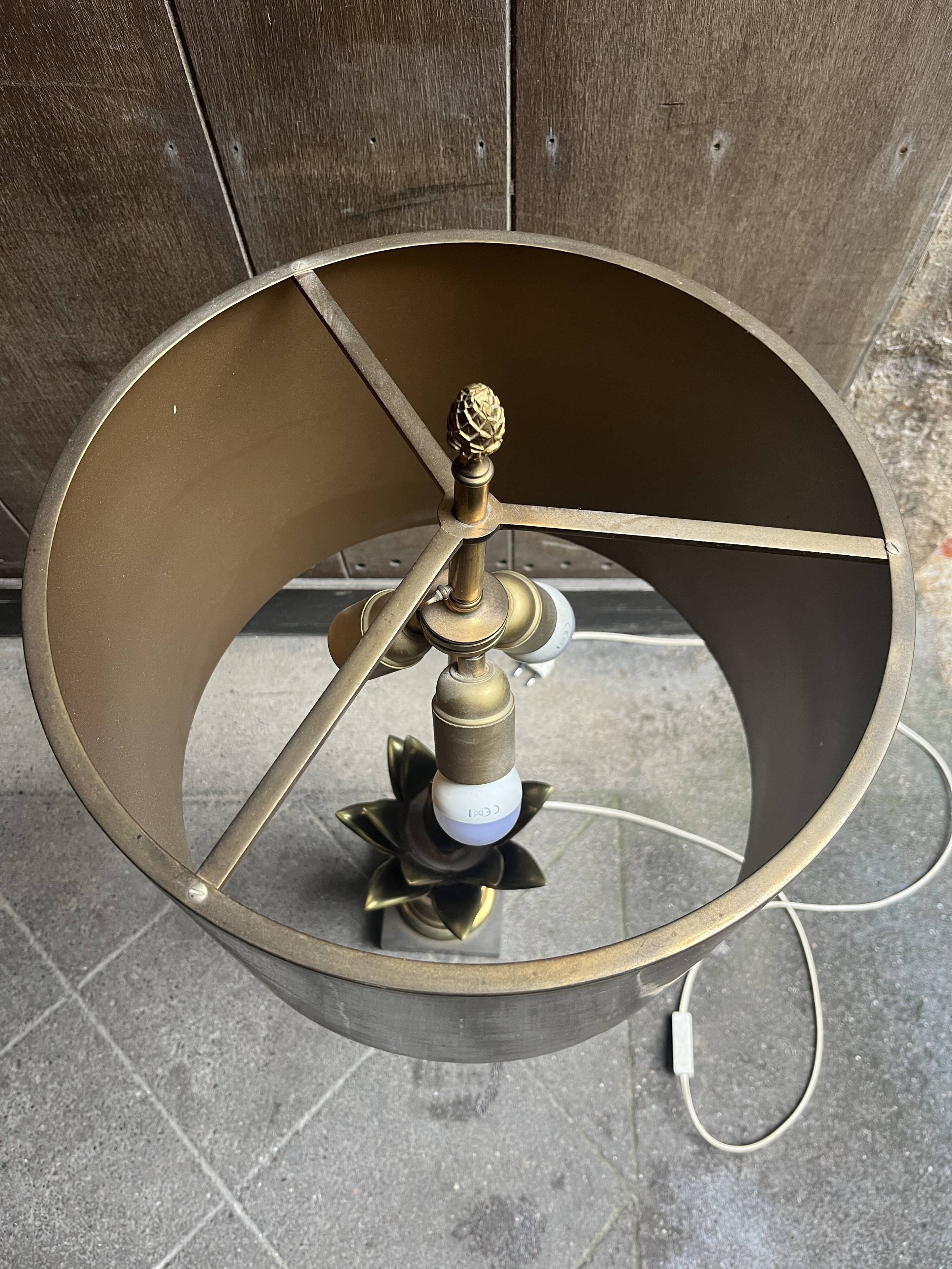 MAISON CHARLES, pair of "LOTUS" model lamps